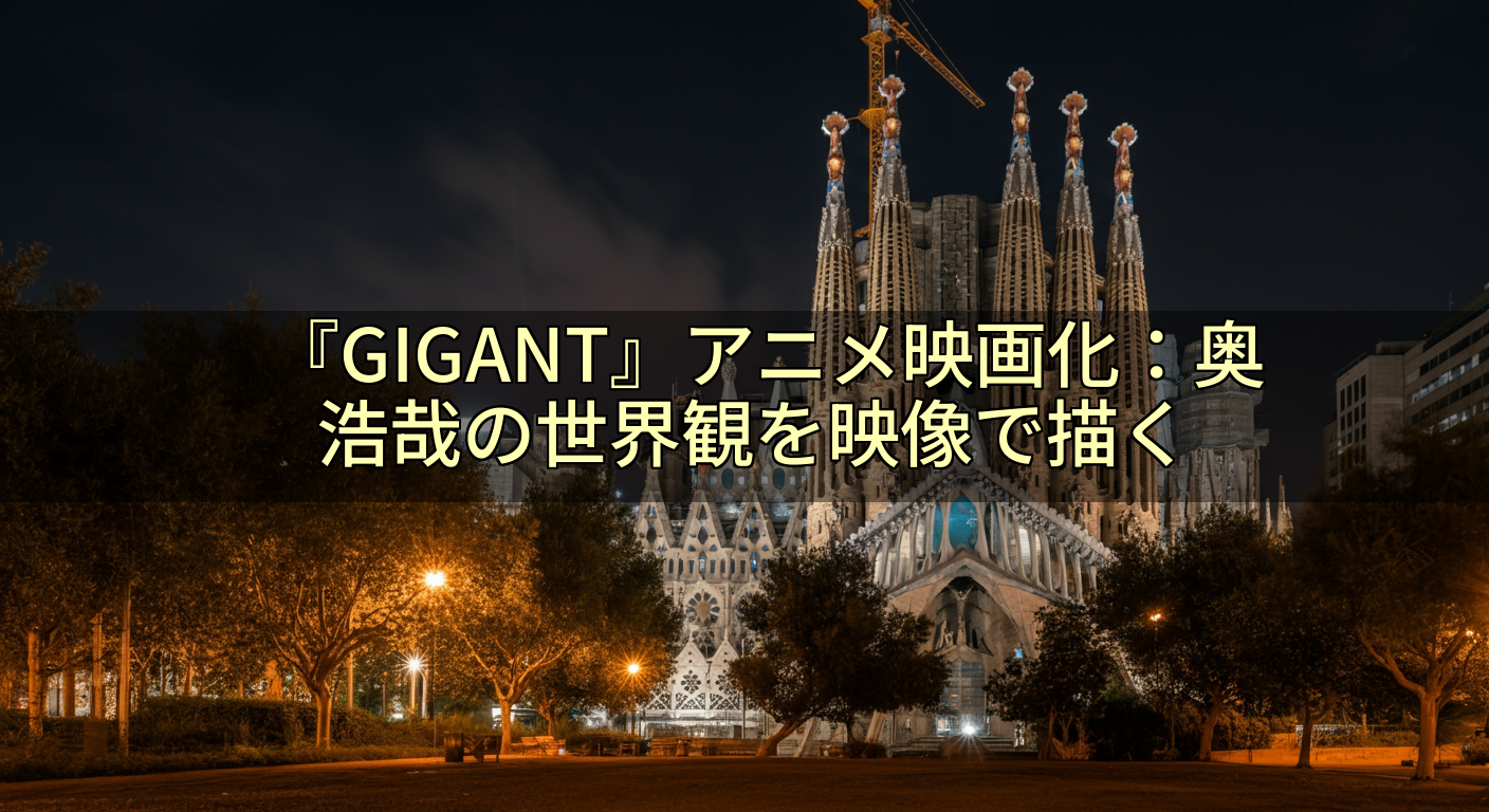 『GIGANT』アニメ映画化:奥浩哉の世界観を映像で描く