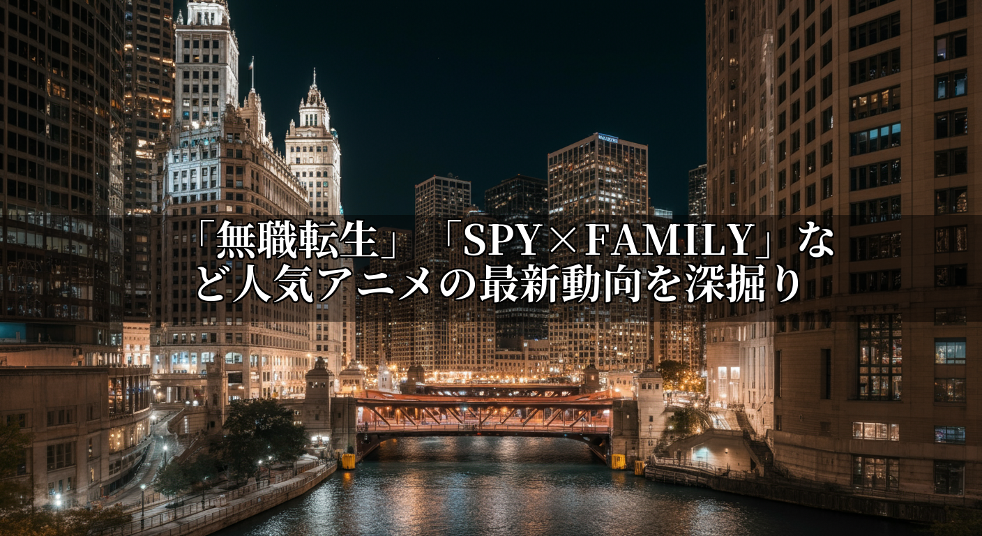 「無職転生」「SPY×FAMILY」など人気アニメの最新動向を深掘り