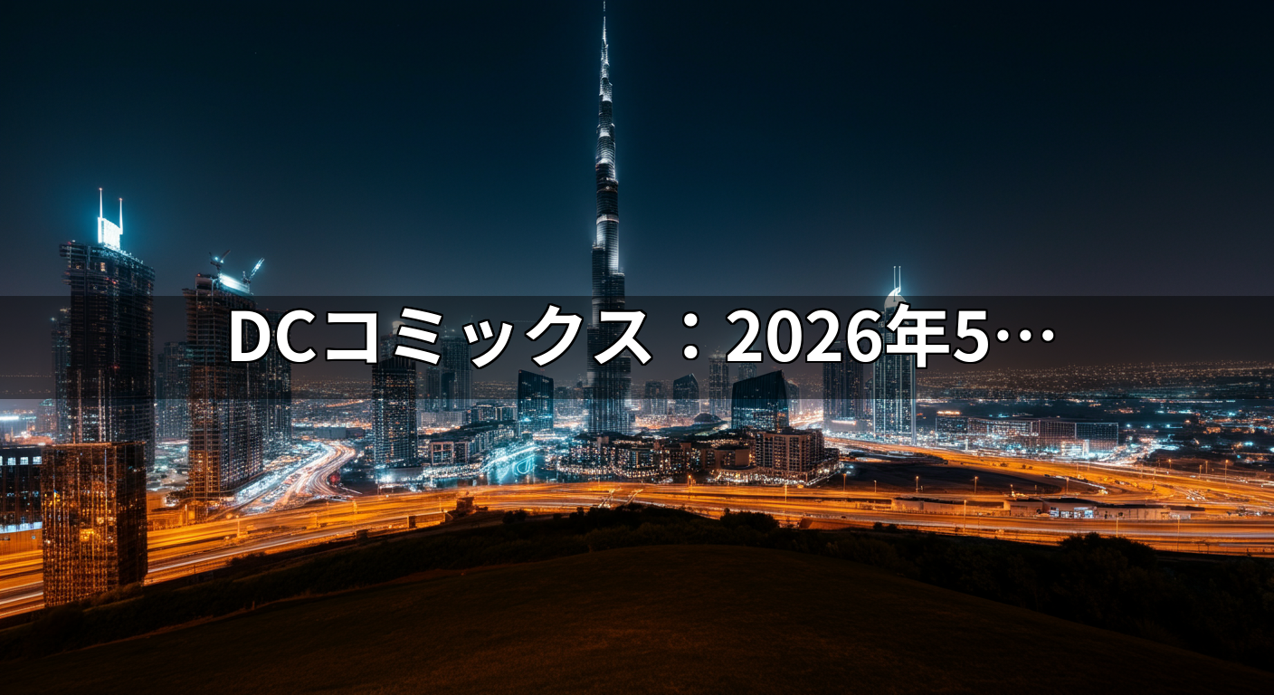 DCコミックス:2026年5月注目の俳優陣と新展開