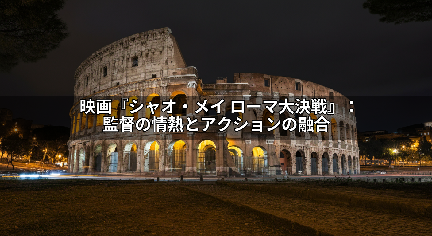 映画『シャオ・メイ ローマ大決戦』:監督の情熱とアクションの融合